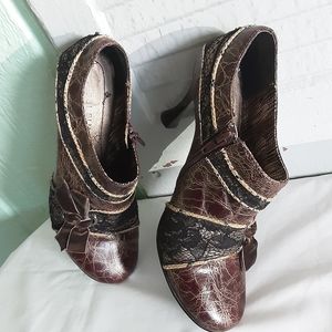 Bobbi Blu #474 Yamin Women's Booties Sz 7M Chocolate Brown Preowned